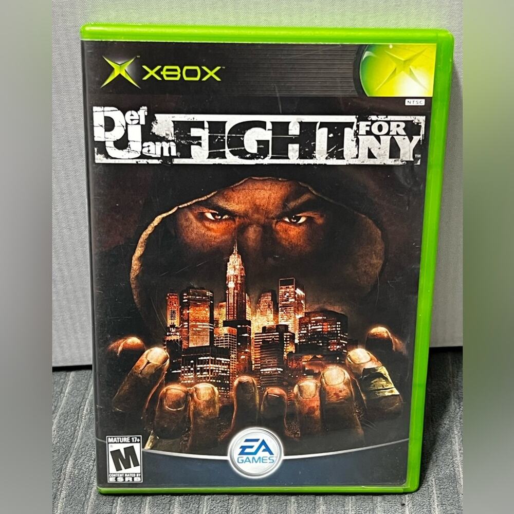Def Jam: Fight for NY (Microsoft Xbox, 2004) Disc Complete CIB Manual
